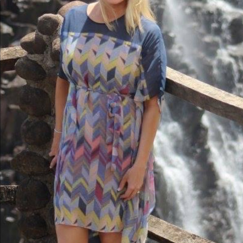 BCBG printed dress size 6